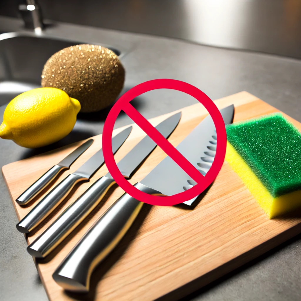 Cuidados com a sua faca